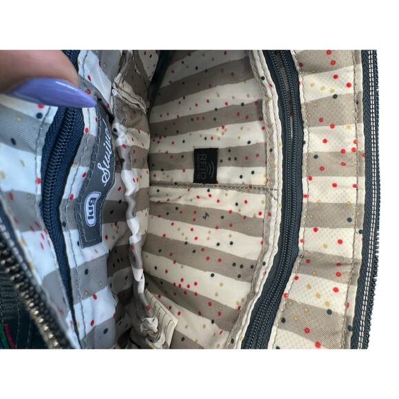 Lug Rainbow Navy Small Swivel Convertible Crossbody Bag - Picture 3 of 7